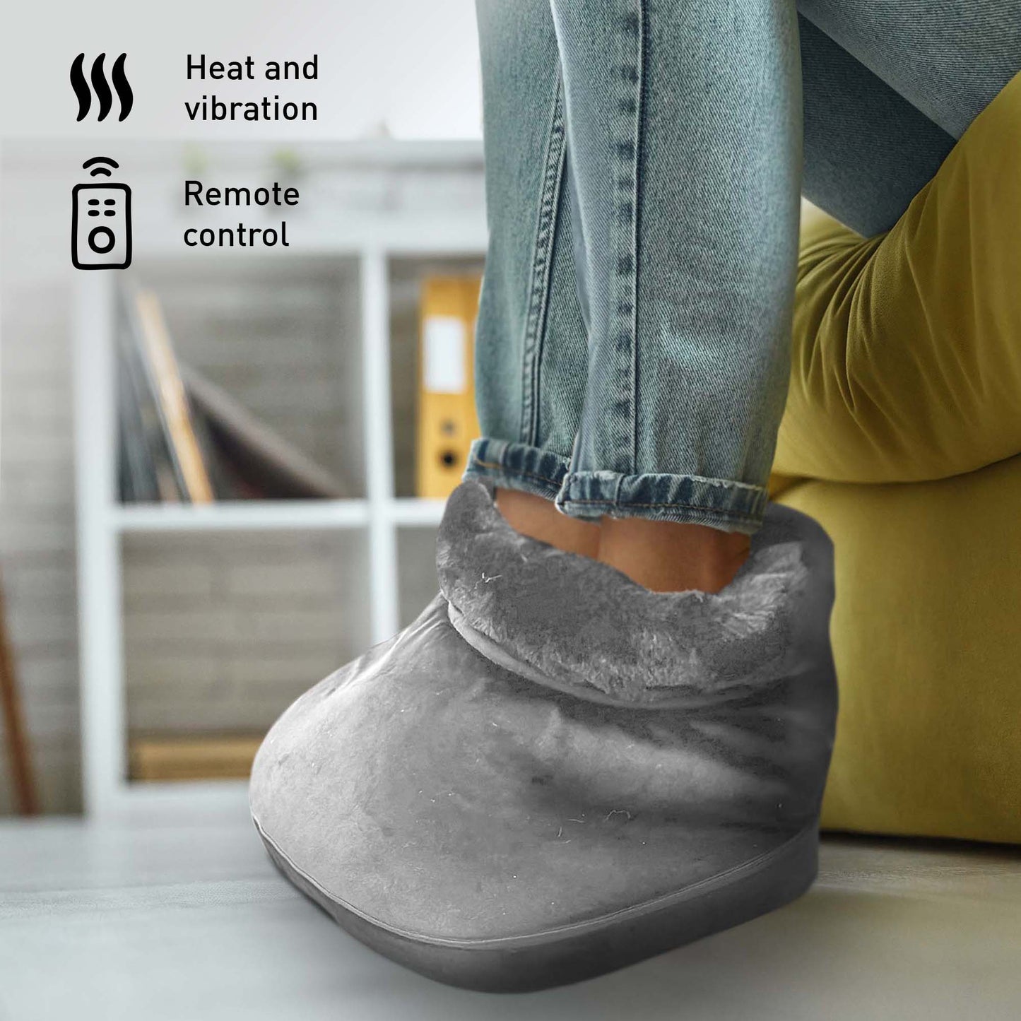 Ultimate Relaxation & Recovery Bundle – Mario Lopez Massage Glove, Heated Foot Massager, Pursonic Massage Gun & More!-2