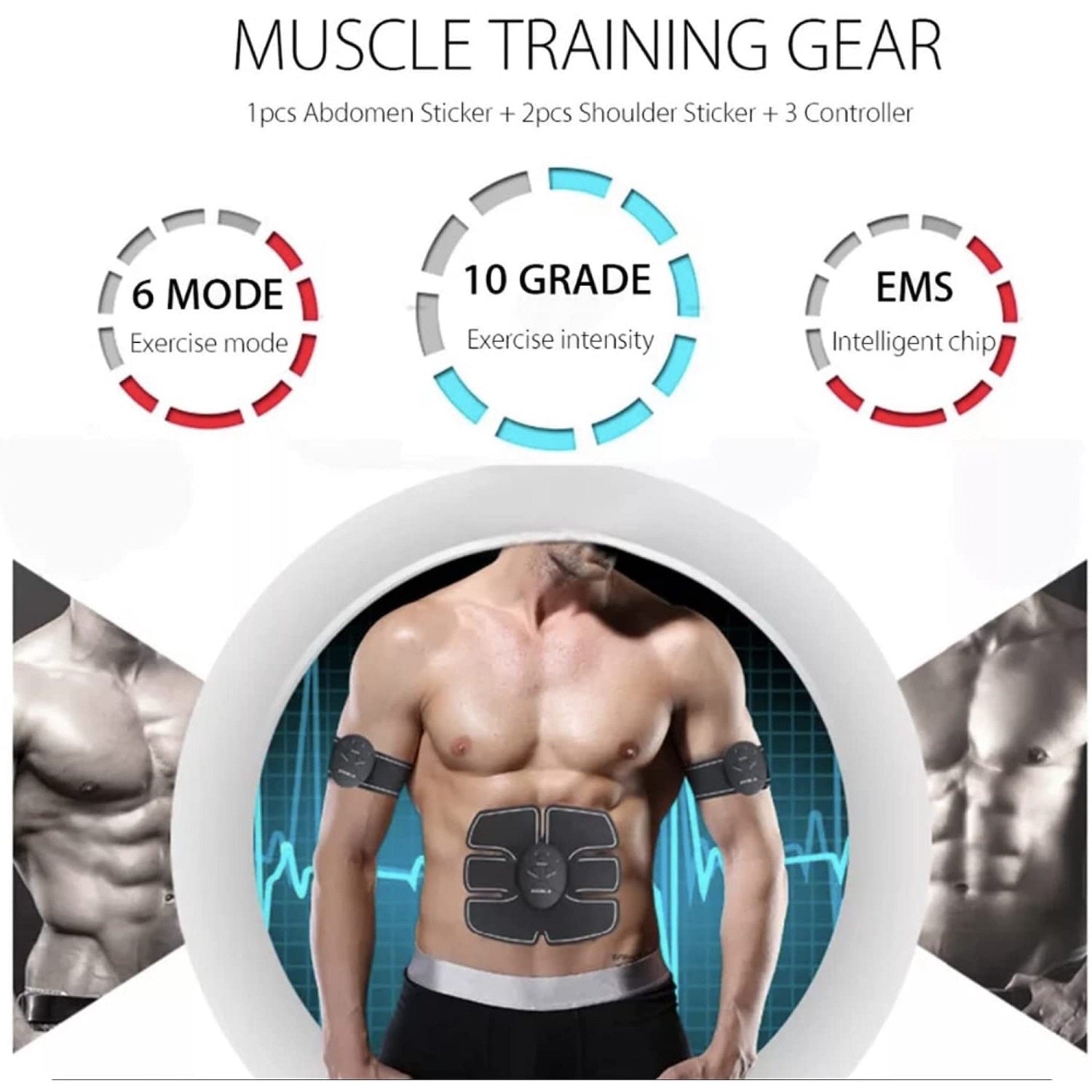 Abdominal Muscle Toner Massager-2