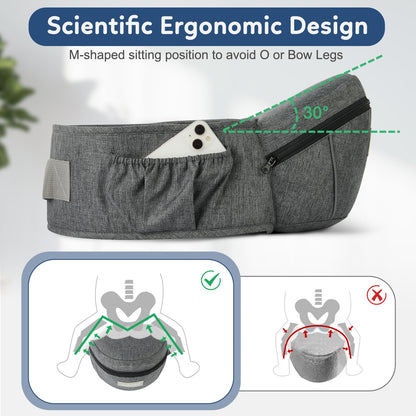 Ergonomic Baby Hip Seat Carrier